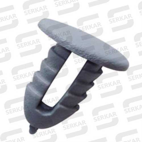 SERÇE DÖSEME KLİPSİ GRI Ürün Görseli